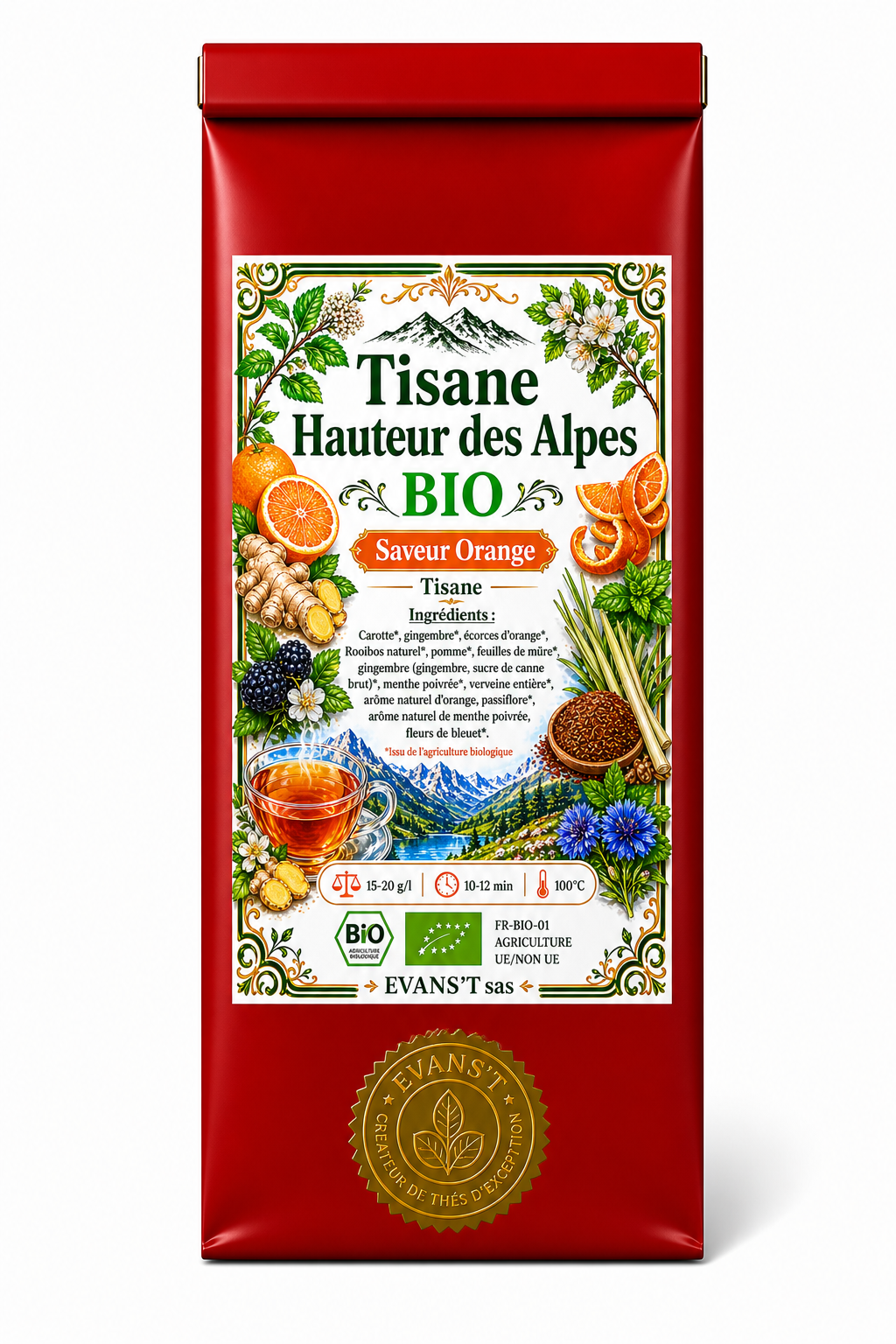 Tisane Hauteur des Alpes BIO